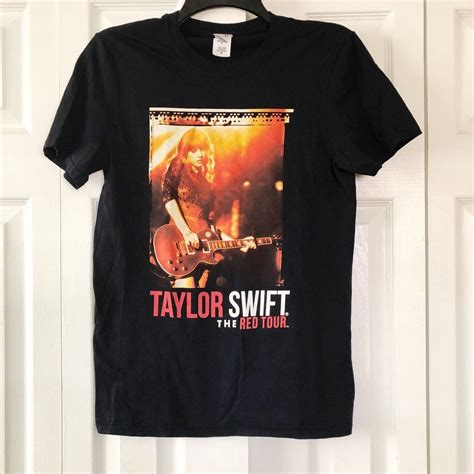 2013 Taylor Swift Red Concert Tour Black T-Shirt Size Small New Without Tags. Opens in a new window or tab. New (Other) C $47.84. Top Rated Seller. or Best Offer +C $21.87 shipping. from United States. Sponsored. Taylor Swift Red Taylors Version Eras Shirt 2XL Unisex Merch Concert Tour Promo. Opens in a new window or tab. Pre-Owned. C …